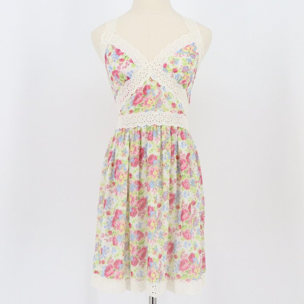 SOLD - NWT Betsey Johnson Floral Mini Dress - Picture 5 of 14